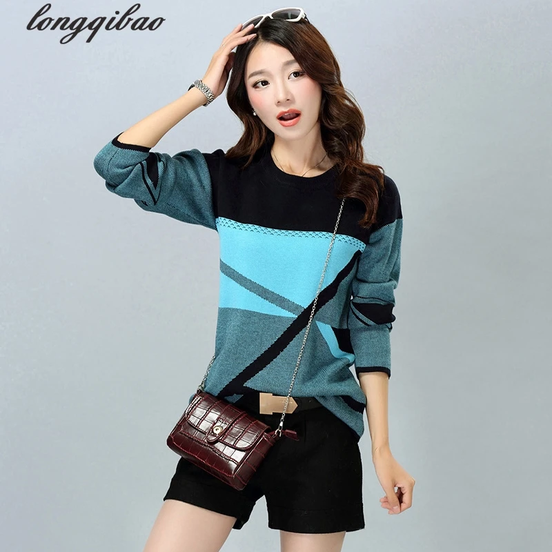 Осень и зима новый высококачественный женский толстый свитер с длинными