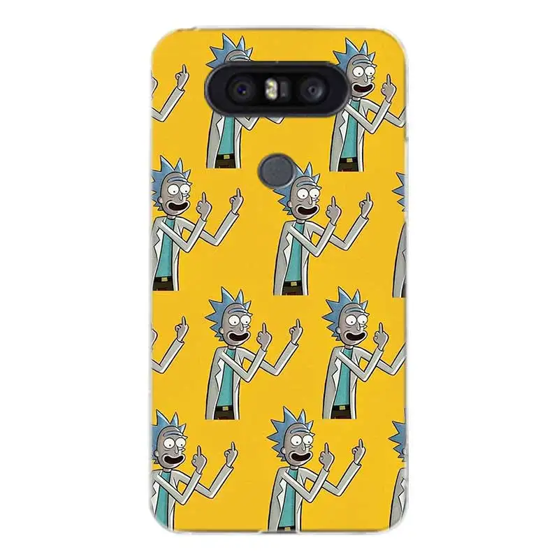 Мягкий резиновый чехол с рисунком Рик и Морти для LG Q8 Q7 Q6 G6 G7 G5 G4 V40 V30 V20 V10 K8 K10 2018 2017 |