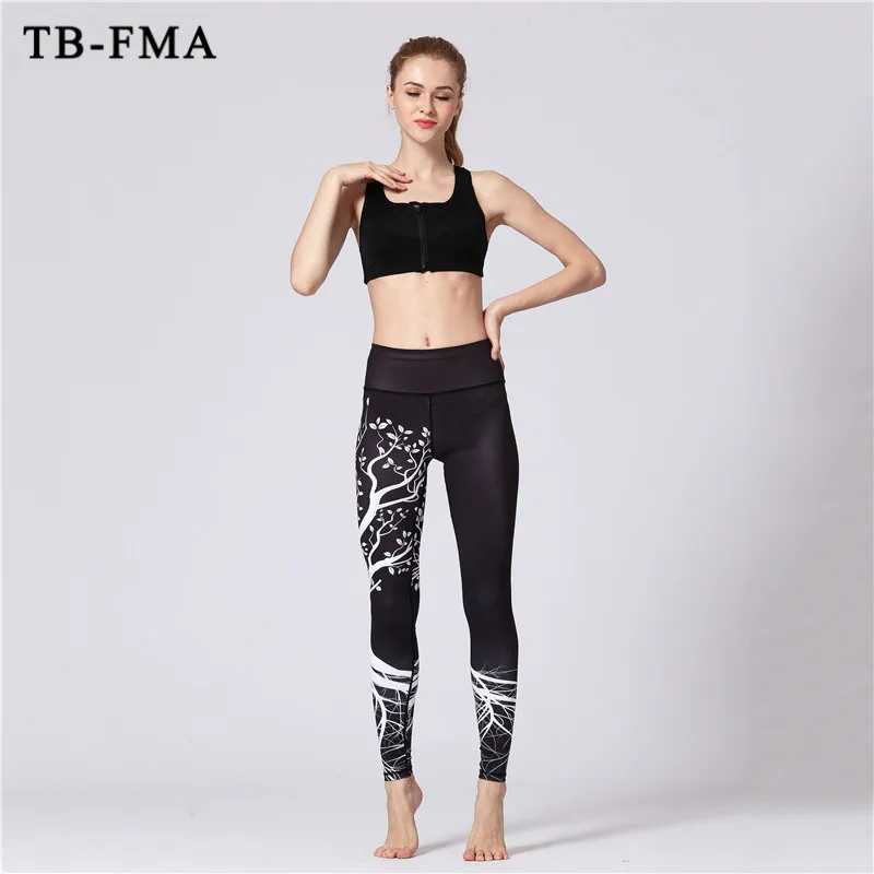 

Women Sexy Yoga Pants Dry Fit Elastic Fitness Sport Pants Fitness Gym Pants Workout Running Tight Sport Leggings Female Trousers