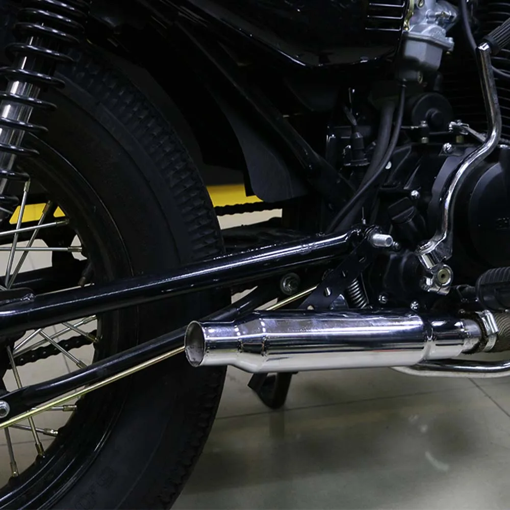 Мотоциклетный глушитель старинная выхлопная труба для Harley Chopper Bobber Honda Rebel Moto Guzzi V7 II Yamaha xs650 XV950