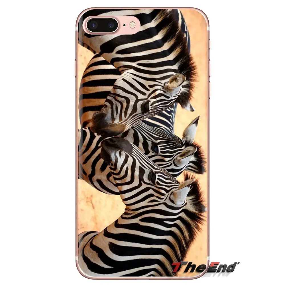 For Huawei G7 G8 P7 P8 P9 P10 P20 P30 Lite Mini Pro P Smart Plus 2017 2018 2019 Zebra Print Soft Transparent Shell Covers |