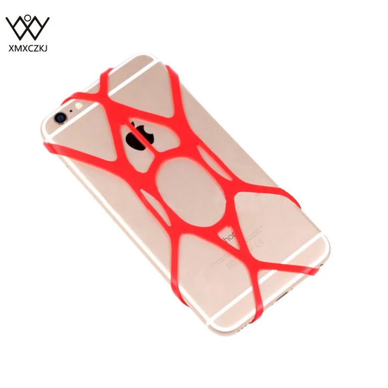 xmxczkj silicone strap bike rubber bands universal bike handlebarmotorcycle replacement rubber silicone bands for smart phone free global shipping
