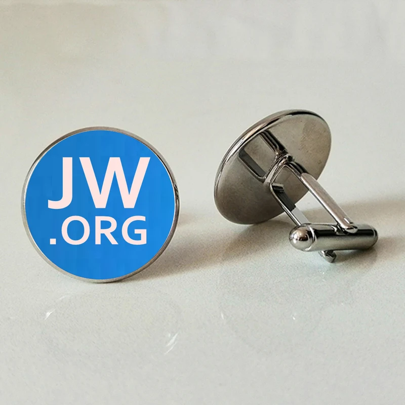 Запонки из стекла, запонки с самоцветом, ювелирные изделия JW. ORG ручной работы, оригинальные запонки JW. ORG Bible - Окраска металла: XC1231