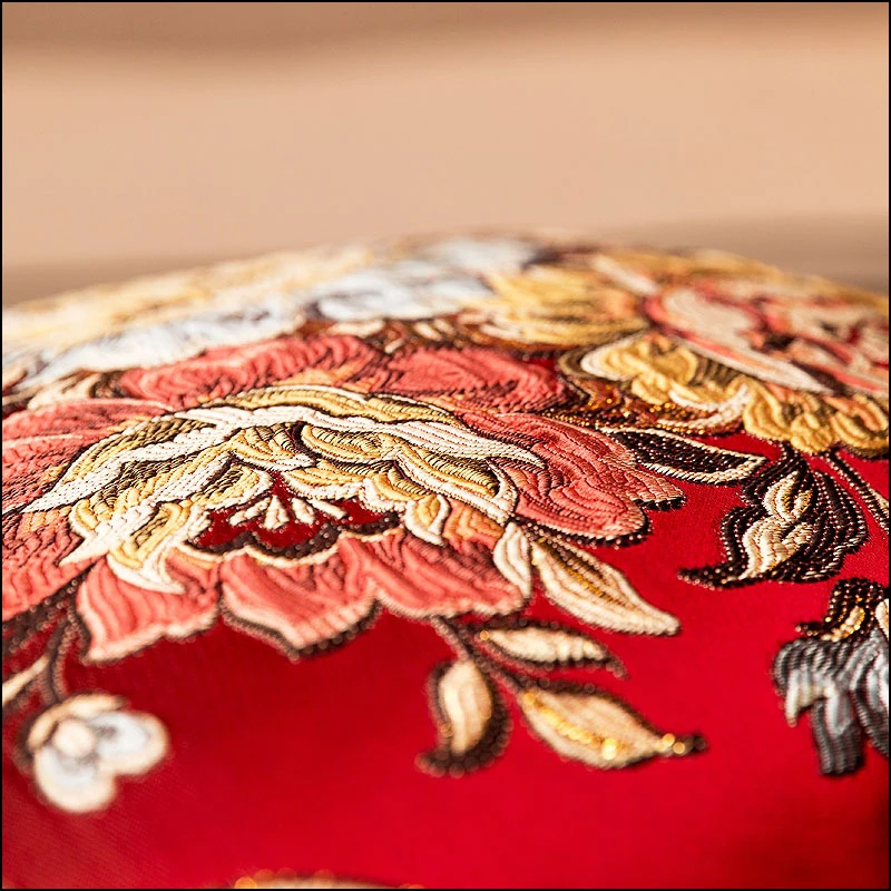 Европейские Роскошные Чехлы для подушек вышитые шелковые Наволочки квадратный