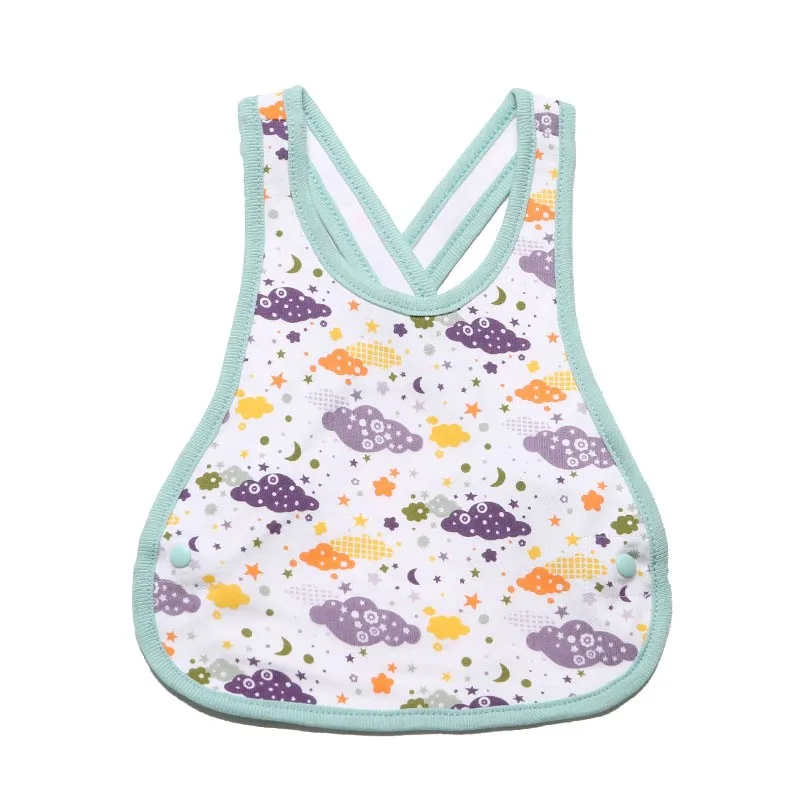 Горячая Распродажа милые хлопковые нагрудники с рисунком водонепроницаемые