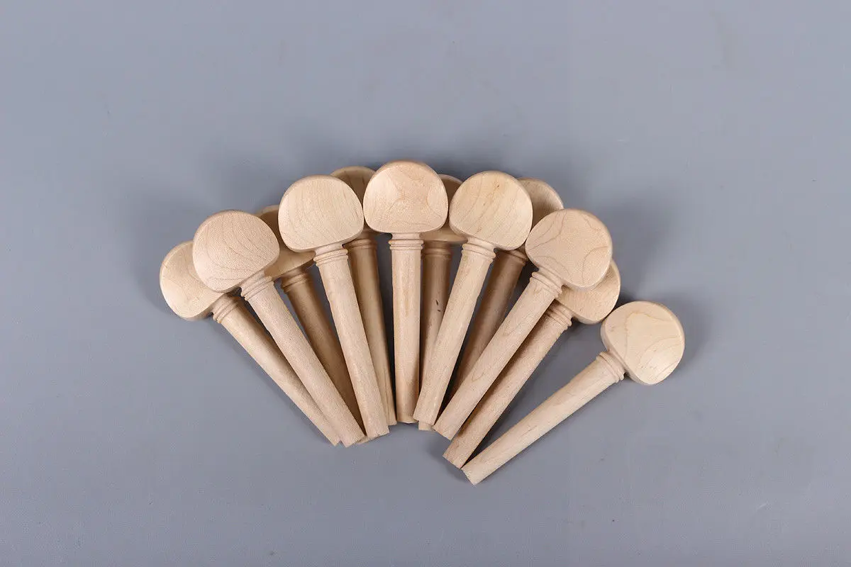 

8pcs 4/4 3/4 Cello Pegs Cello Parts Accessories Natural Maple wood New