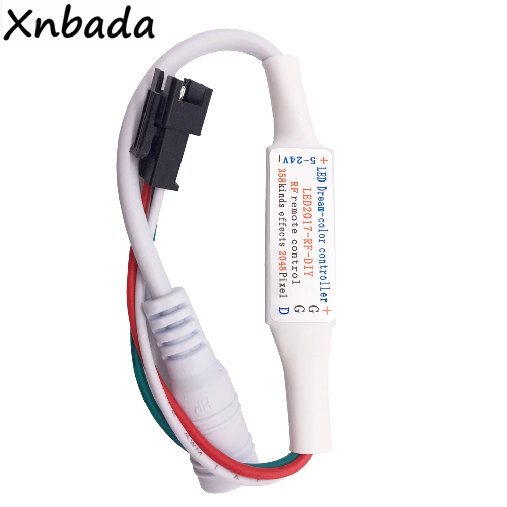 Светодиодные ленты светильник WS2812B WS2811 SK6812 RGB Led контроллер; 14 ключей RF беспроводной пульт дистанционного управления DC5-24V