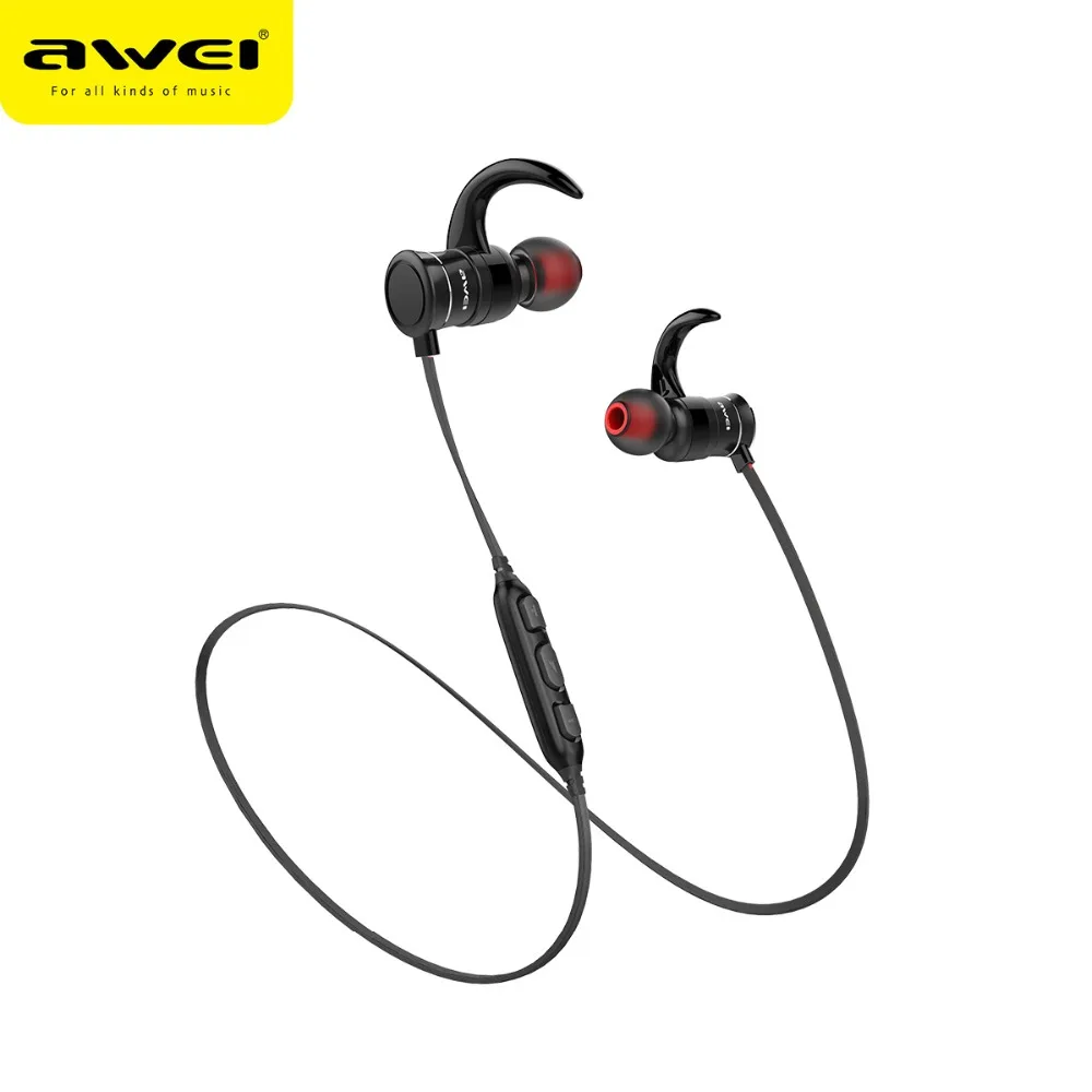 Беспроводная Спортивная Bluetooth гарнитура AWEI AK5 водонепроницаемые наушники с
