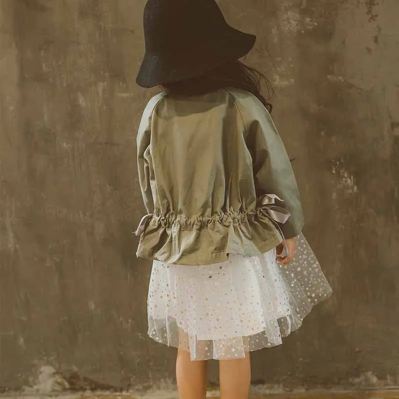 Куртка в стиле милитари осенняя и зимняя зеленая хлопковая однослойная ветровка