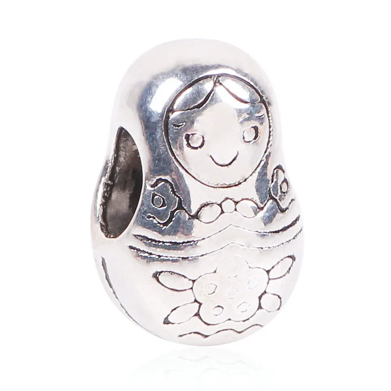 Dodocharms Fit Pandora Браслеты для C Новая мода DIY Винтаж Панк маленькая яблоня собака Дерево любовь сердца цветы бусины - Цвет: C026