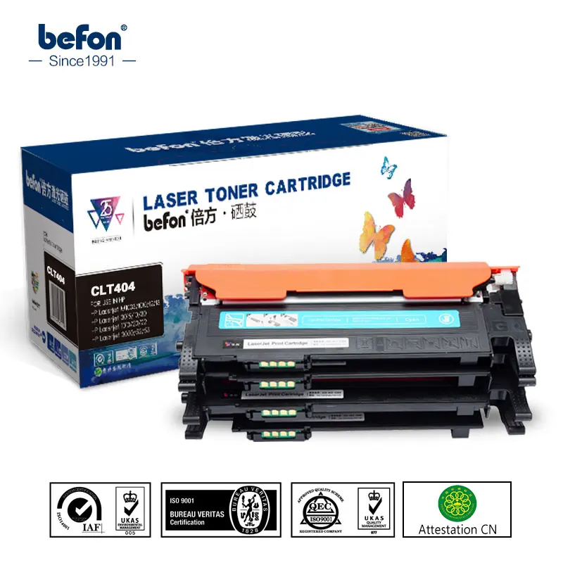 Befon Совместимость k404s 404 Замена тонер-картридж для Samsung CLT-K404S clt404s S SL-c430 430 c430w 480 C480