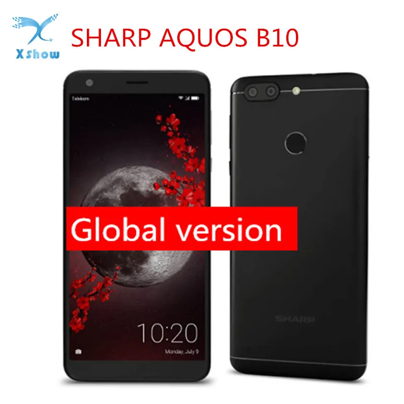 Смартфон SHARP B10 с восьмиядерным процессором MT6750T 3 ГБ ОЗУ 32 Гб ПЗУ две sim карты Android 7