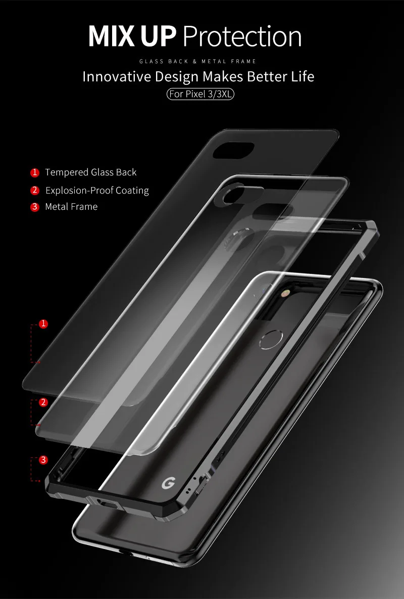 Pixel 3 Роскошный металлический бампер чехол для Google Pixel 3 XL Алюминиевая Рамка Жесткий 3D защитный чехол для Google Pixel XL3 бампер чехол