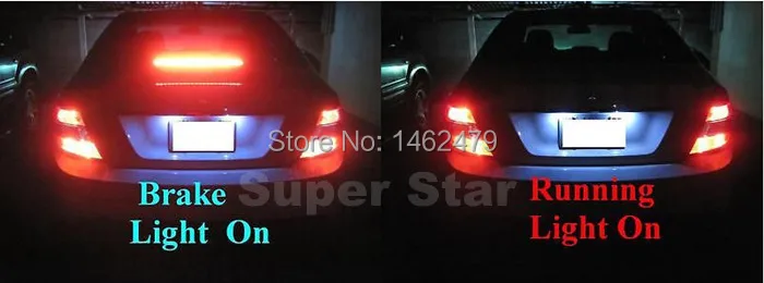 Светодиодные стоп-хвостовые лампы BAY15D P21/5 Вт белые и красные 12 В для Suzuki Swift Alto Liana