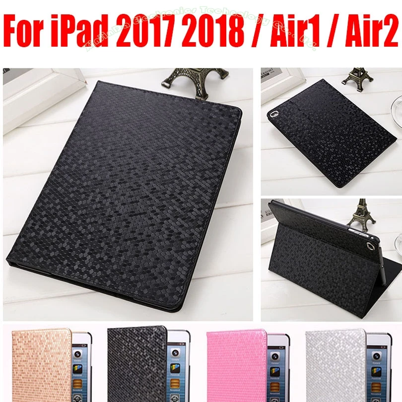 Мода Diamond Стиль из искусственной кожи Smart Case для IPad 9 7 2018 2017 Air/Air2 Смарт откидная