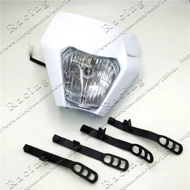Фара для мотоцикла 2017 KTM SX EXC XCF SXF SMR Enduro Dirt Bike Motocross Supermoto H4 Лампа внутри|headlamps for