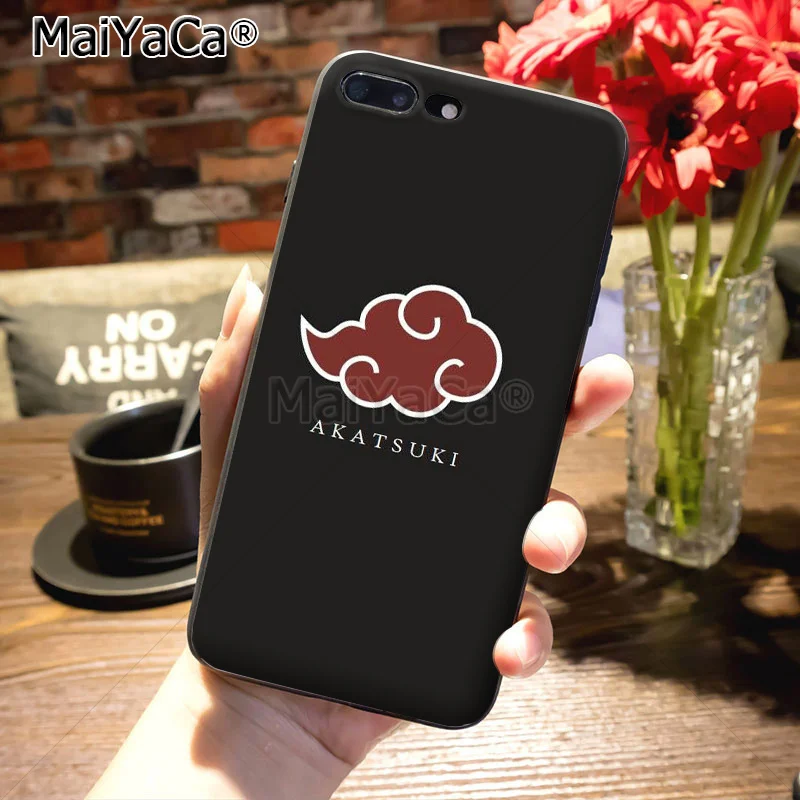 1 MaiYaCa логотип Akatsuki Naruto красочные милые аксессуары для телефонов Чехол для iPhone 8 7 6 6S Plus X XS MAX XR 5 5S SE 11pro чехол в виде ракушки - Цвет: 1