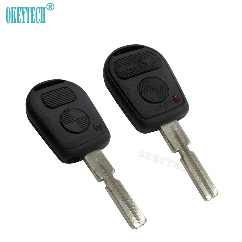 OkeyTech 3 кнопки дистанционного авто ключ оболочки для BMW e90 E31 E32 e34 e36 e38 e39 e46 e60 Z3 x5 e53