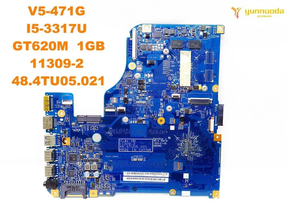 Оригинальный Для ACER V5 471G Материнская плата ноутбука I5 3317U GT620M 1 ГБ 11309 2 48.4TU05.021