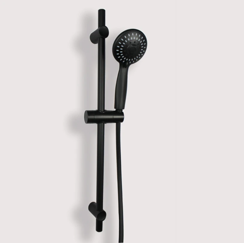 

Bathroom Matte Black Shower Sliding Bar Shower Head Holder Handheld Shower & Hose Shower Equipment