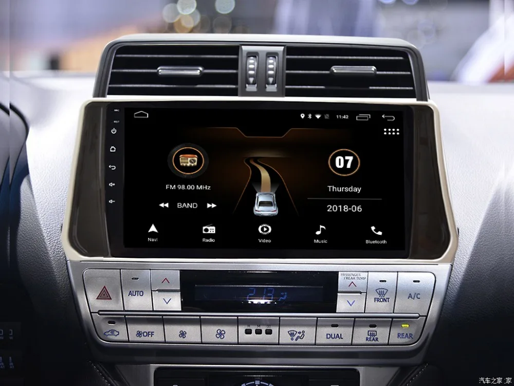 4 г LTE Android 8 1 Автомобильный gps мультимедийный Видео Радио плеер в тире для toyota land