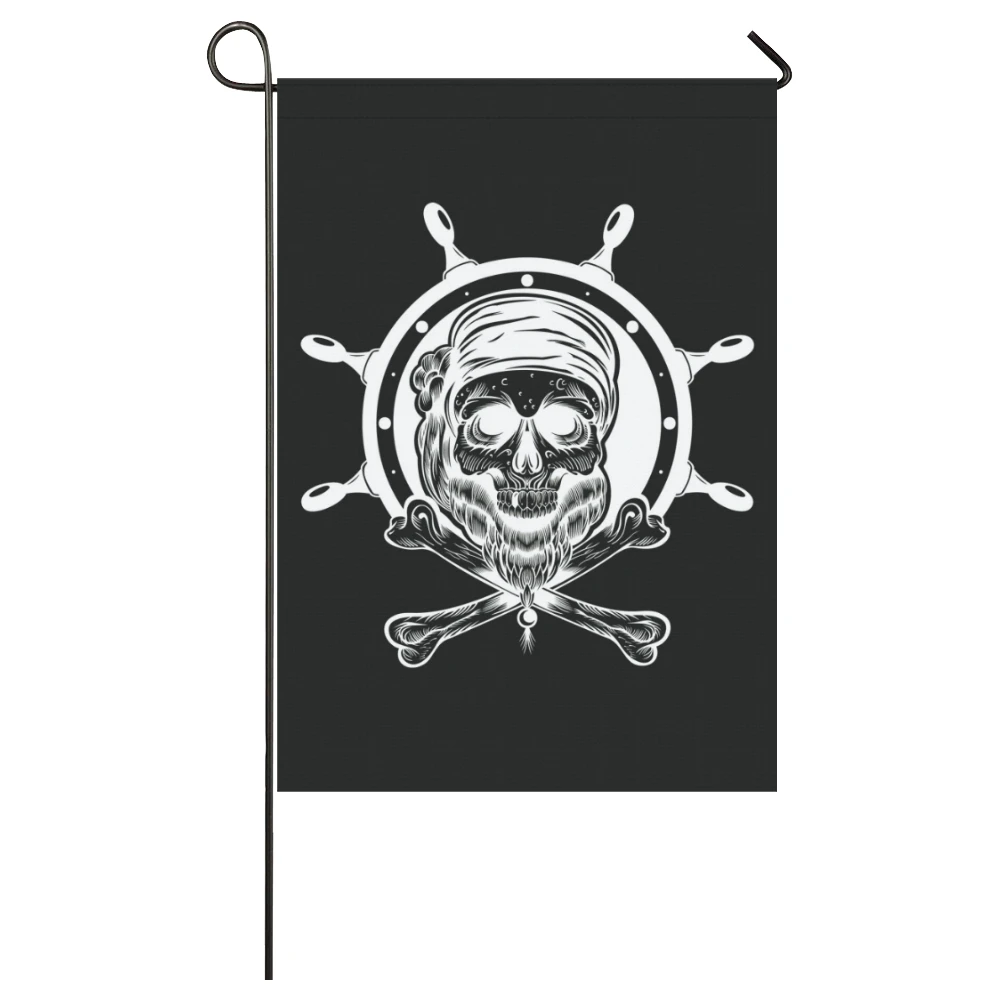 

Personalized Garden Flag pirate Garden flag Seasonal Flags for Outdoors Garden Decor Flags