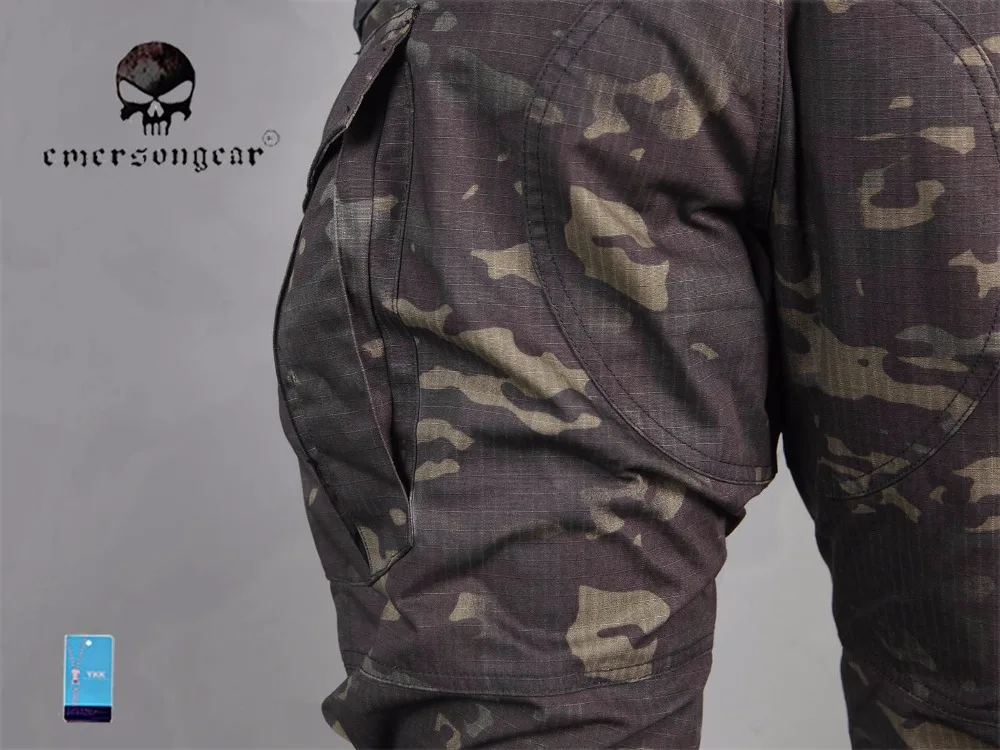 EMERSON Combat G3 брюки Военные Тактические bdu Брюки с наколенниками Мультикам черные