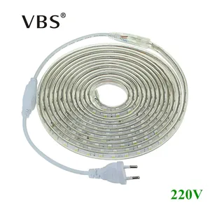 1 комплект светильник SMD AC220V Водонепроницаемая силиконовая трубка 1 м2 м3 м4 м5 м6 м7 м8 м9 м10 м15 м20 м 60 светодиодовм + вилка европейского стандарта