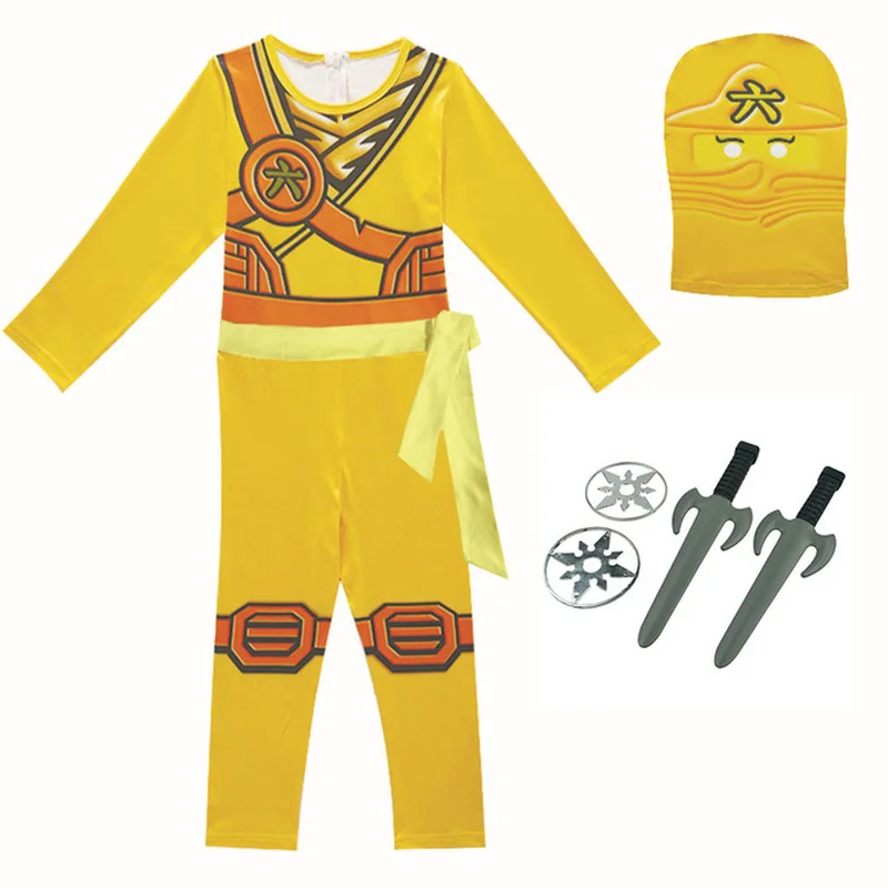 Ninjago/костюмы для мальчиков и девочек костюм на Хэллоуин детей Рождественский