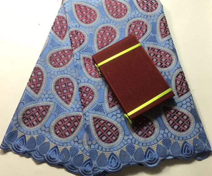 Высококачественная африканская швейцарская вуаль кружевная ткань с подходящими