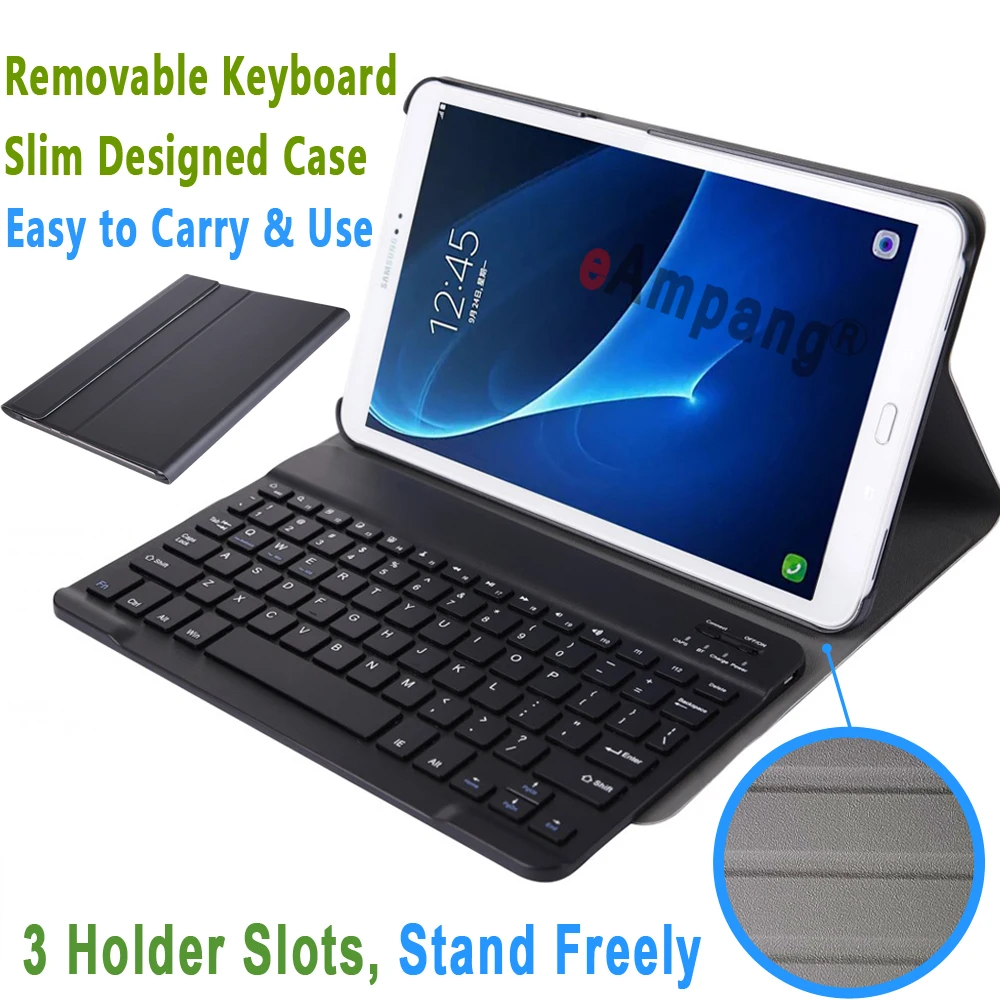 Чехол для Samsung Galaxy Tab A A6 10,1 крышка тонкая клавиатура Bluetooth кожаный чехол для T580 T585 SM-T580 SM-T585 чехол Funda