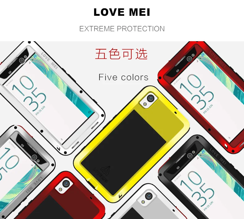 Водонепроницаемый ударопрочный грязеотталкивающий чехол для Sony Xperia X Performance XA Ultra