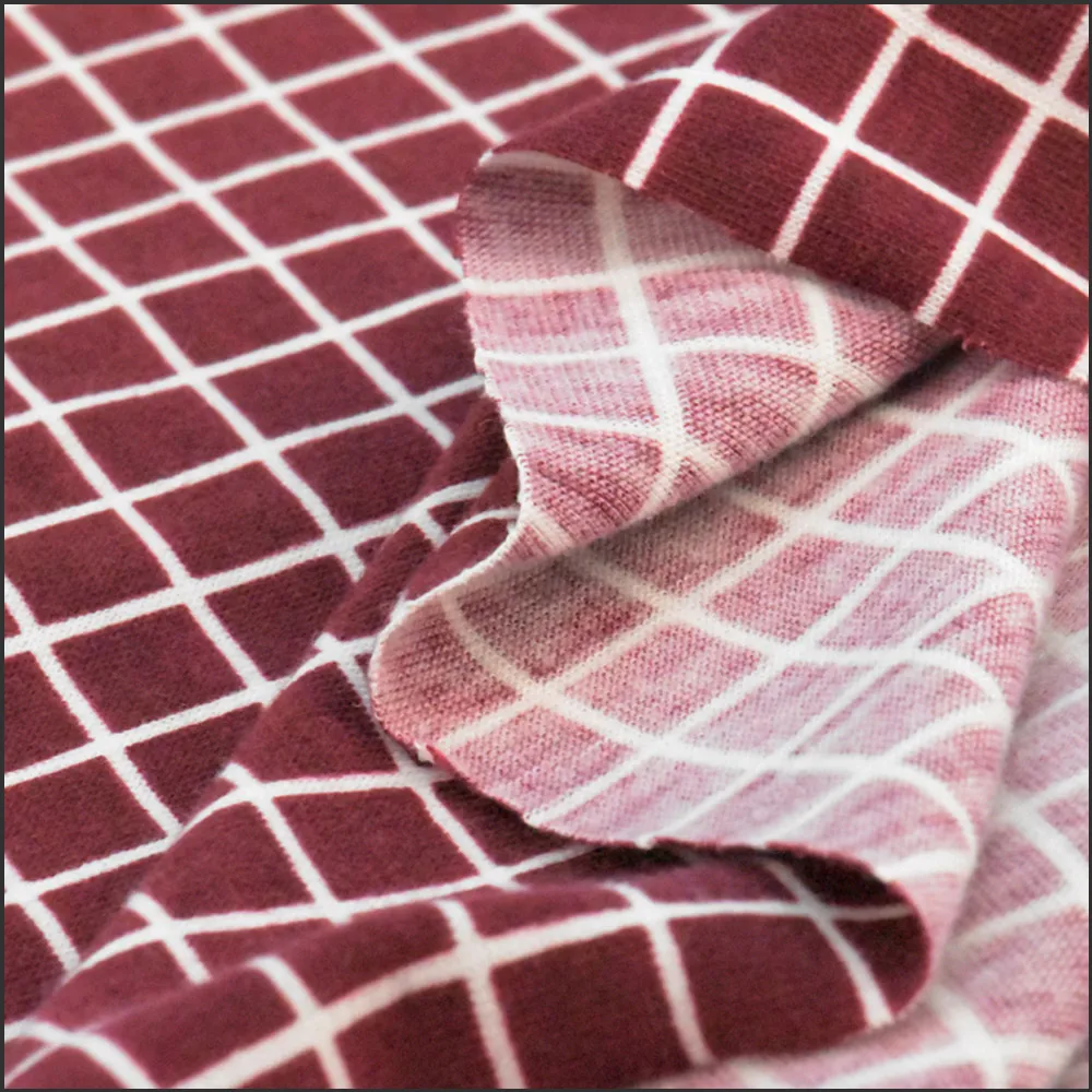 Клетчатая модная одежда с принтом 2018 ткань для шитья рубашка платье носки штаны