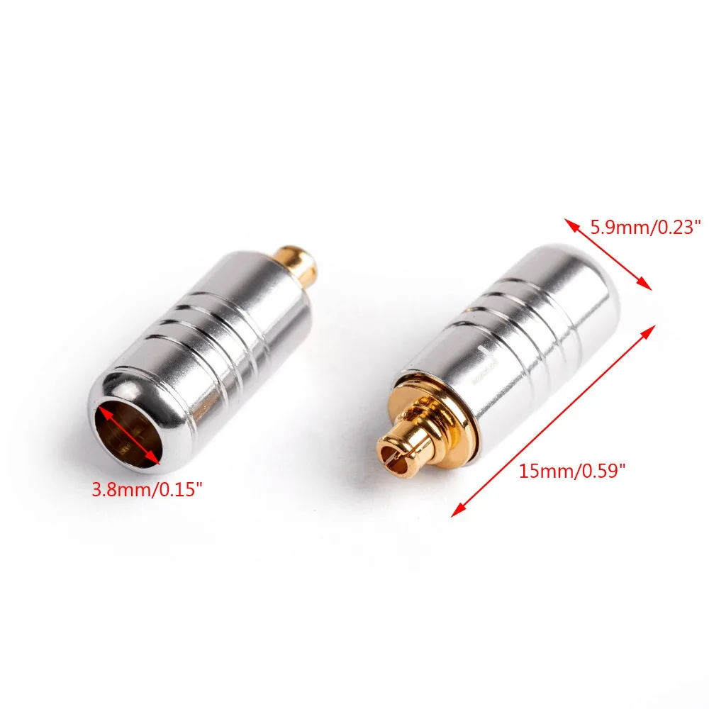 Areyourshop 1 пара разъемов для наушников сделай сам штырьковый разъем MMCX UE900 SE535 SE215 шип