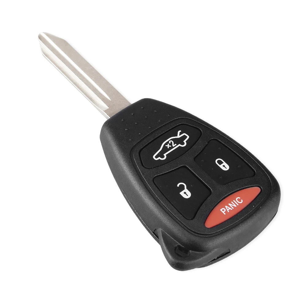 Брелок KEYYOU чехол для ключей с дистанционным управлением 3 + 1 4 кнопки Chrysler 300 Aspen Jeep