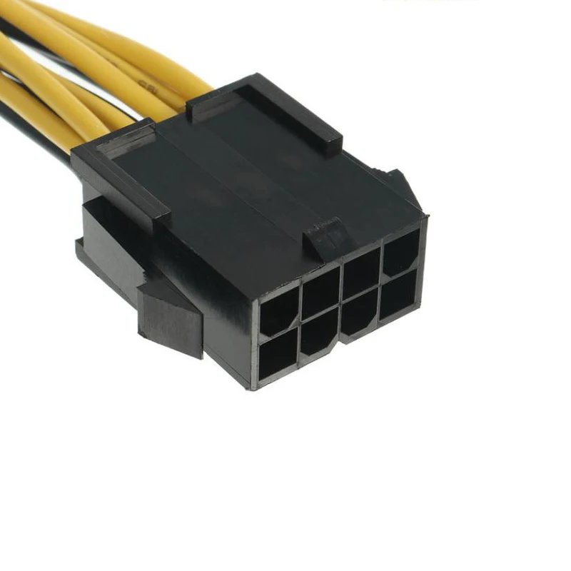 5 шт. GPU PCIe 8Pin к видеокарте двойной PCI E (6Pin + 2Pin) Источник питания 18AWG провод сплиттер