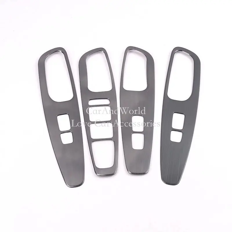 Крышка из нержавеющей стали для подлокотника внутренней двери Hyundai Santafe 2019 дюйма