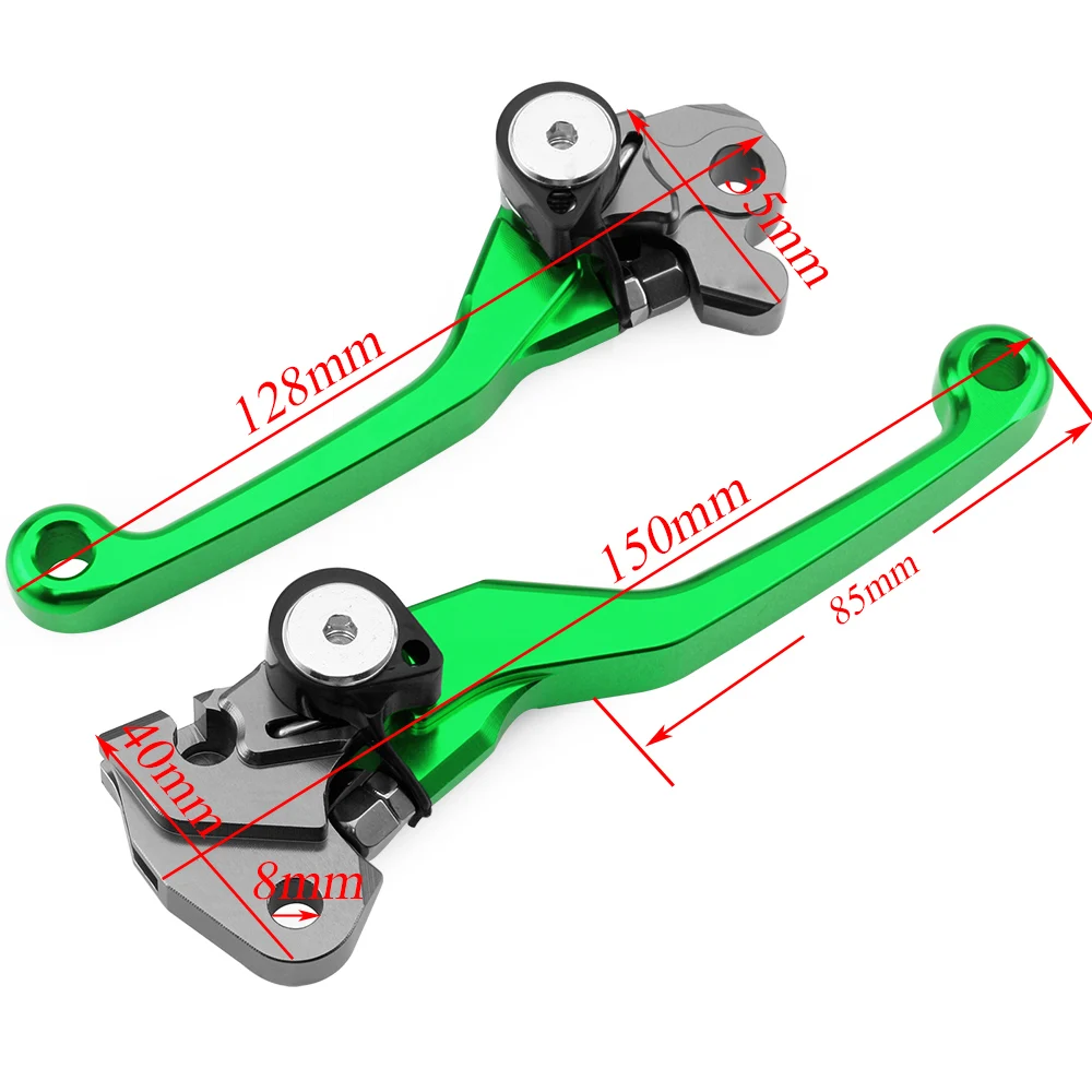 KX65 KX80 KX85 KX125 KX250 KX250F RMZ250 RMZ450 Мотоцикл с ЧПУ Поворотные тормозные рычаги сцепления Байк для Kawasaki Suzuki