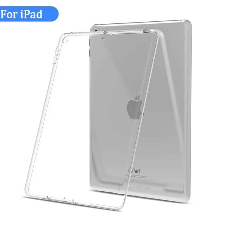 Мягкие силиконовые Чехлы для iPad Pro 11 противоударный прозрачный ТПУ чехол 2018 Gen 6th 9