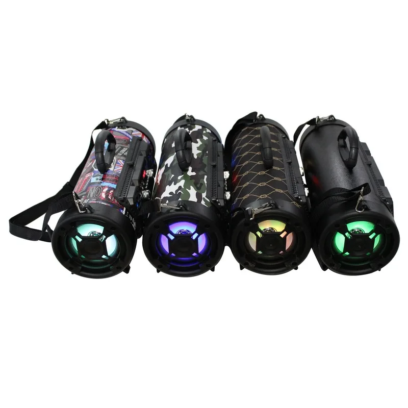 

2018 wireless backpack small round speakers bazooka Multimedia speaker Outdoor Subwoofer