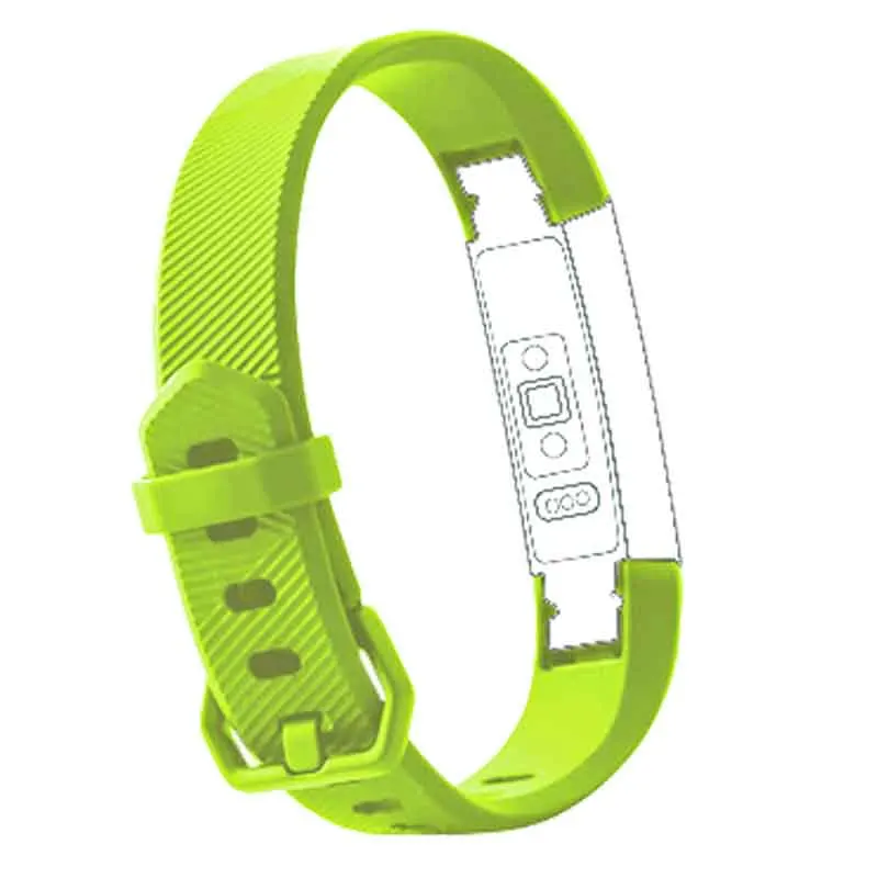 Green Силиконовый браслет Correa Для Fitbit Alta HR Фитнес браслет ремешок для Fit bit Alta спортивный ремешок для наручных часов умные Сменные аксессуары - Цвет: Green