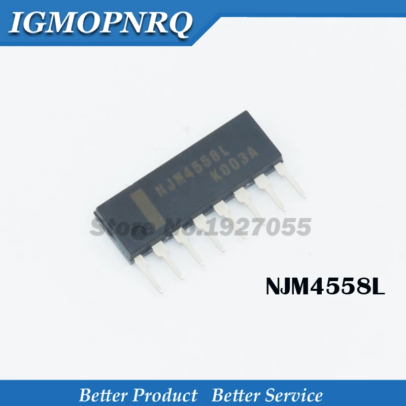 10 шт. NJM4558L SIP8 NJM4558 SIP 8 DIP 4558L новый и IC|Интегральные схемы| |
