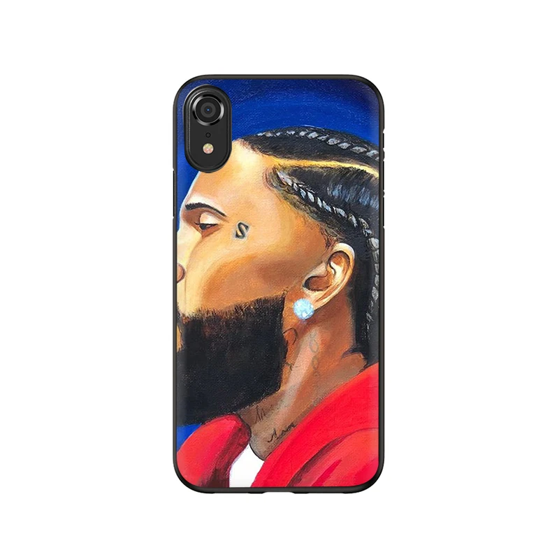 Мягкий чехол для телефона Rapper Nipsey Hussle для iPhone 5 5S 6 6S Plus 7 8 Plus X XR XS 11 Pro Max - Цвет: B2