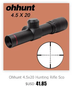 Ohhunt охотничий прицел, защита для глаз, резиновый, масштабируемость, зрение, тактический оптический прицел, Recoil, крышка объектива, наглазник