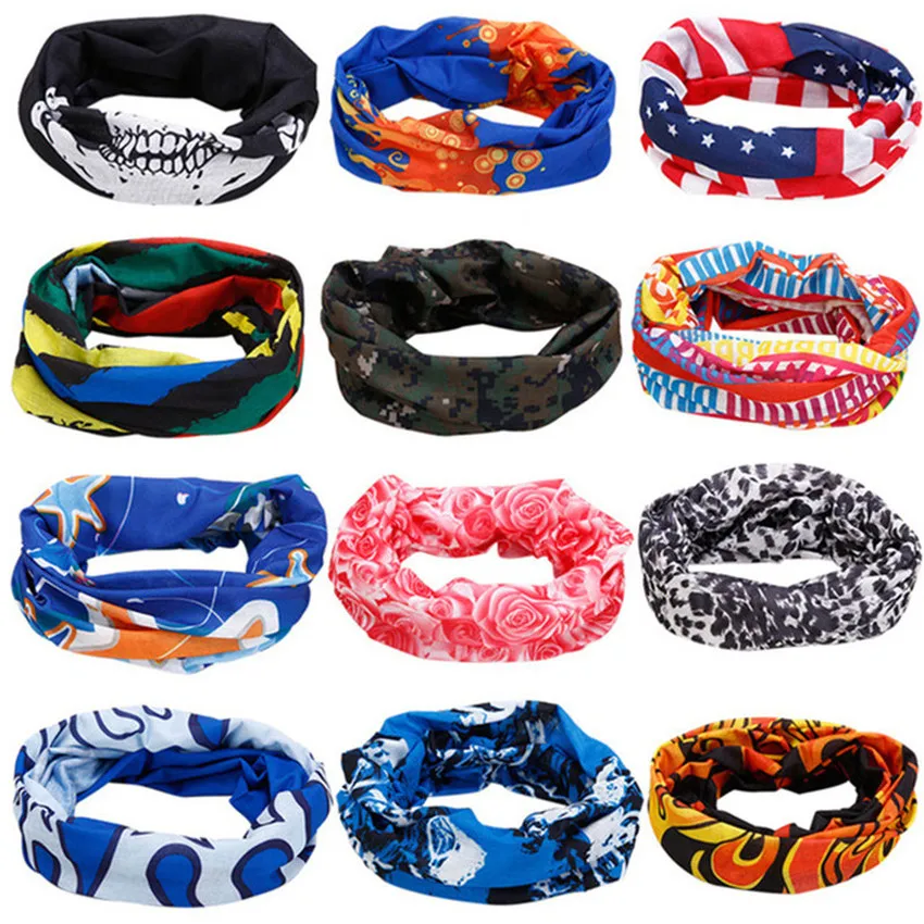 

Cycling Sport Bandanas Ski Mask Men Magic Scarf Neck Warmer Sports Masks Headband Face Bandage Men's Headband Bicycle Bandana