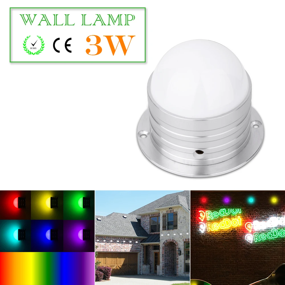 Светодиодный RGB настенный светильник креативный декоративный светящийся для