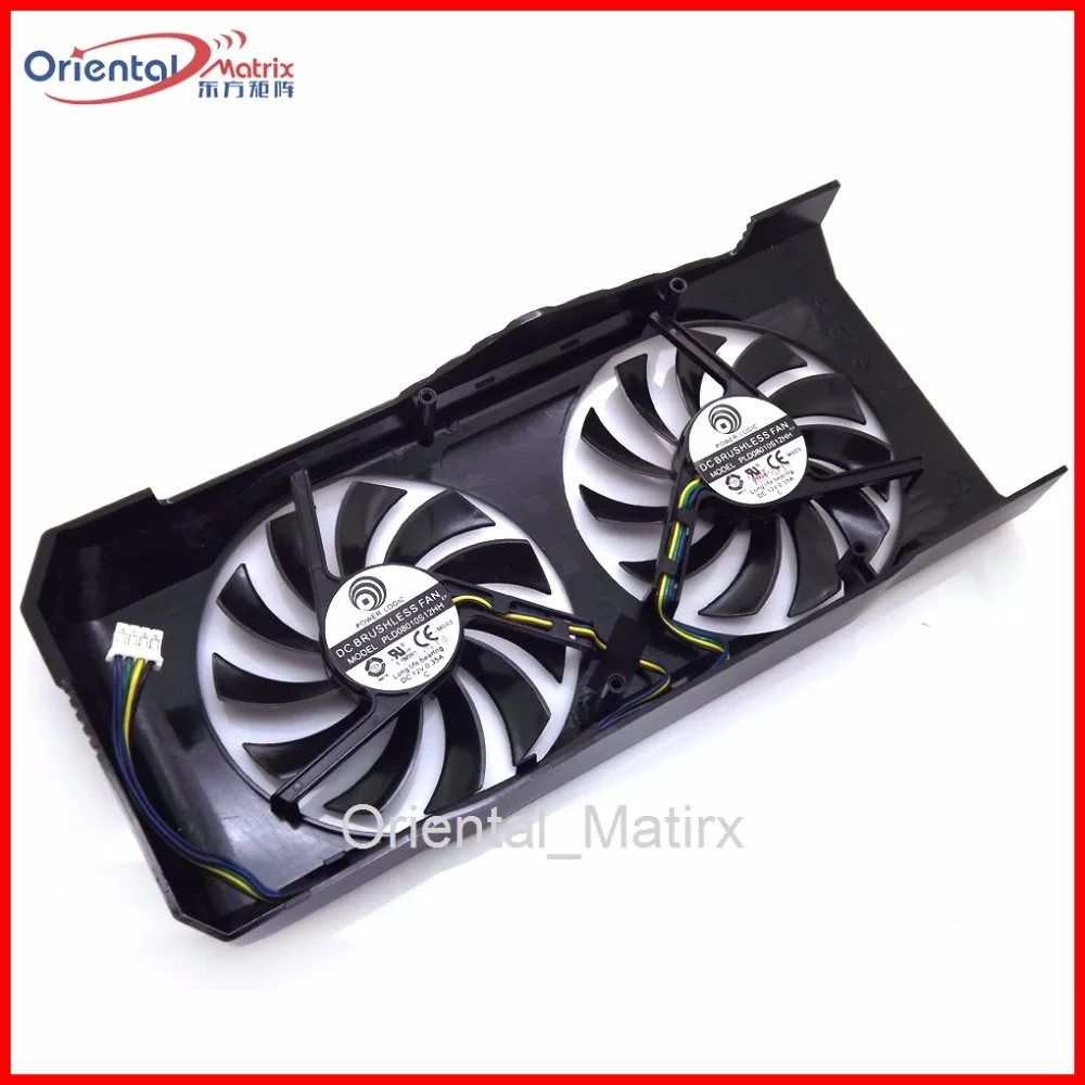 Вентилятор Охлаждения видеокарты PLD08010S12HH, 12 В, 0,35 А, 75 мм, для MSI R7770-2PMD N460GTX + M2D N460 N560GTX V5