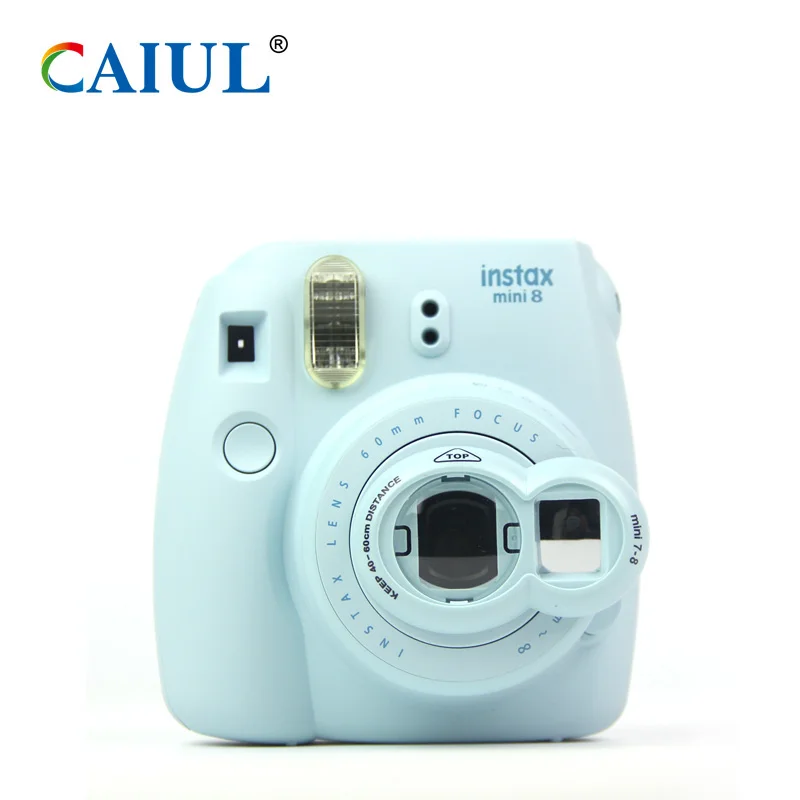 CAIUL mini close up lens for Fujifilm instax mini8 mini9 mini7S instant camera UV filter with зеркало съемки