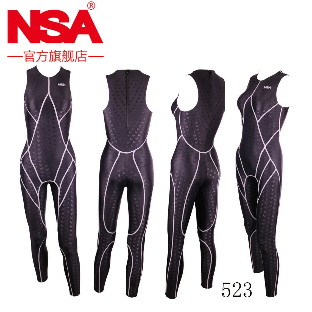 Купальники NSA унисекс из лайкры с уникальным дизайном без рукавов водостойкие