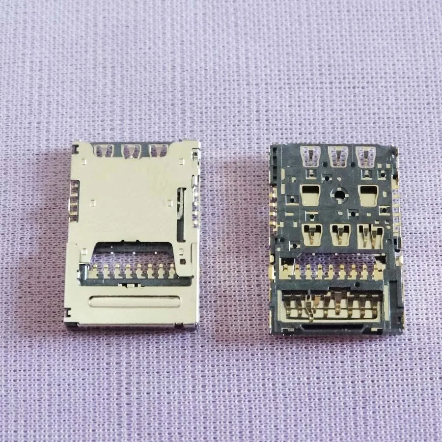 5pcs/lot SIM Memory Card Reader Socket Slot Replacement For LG K8 K350 K350N K4 M160 | Мобильные телефоны и аксессуары